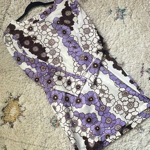 Vintage 1960s / 1970s Handmade Floral Ultra Mini Dress